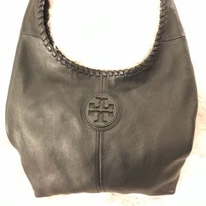 Tory Burch Black Leather hobo like new condition